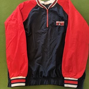 Vintage Converse All Star Red Blue Zip Up XXL